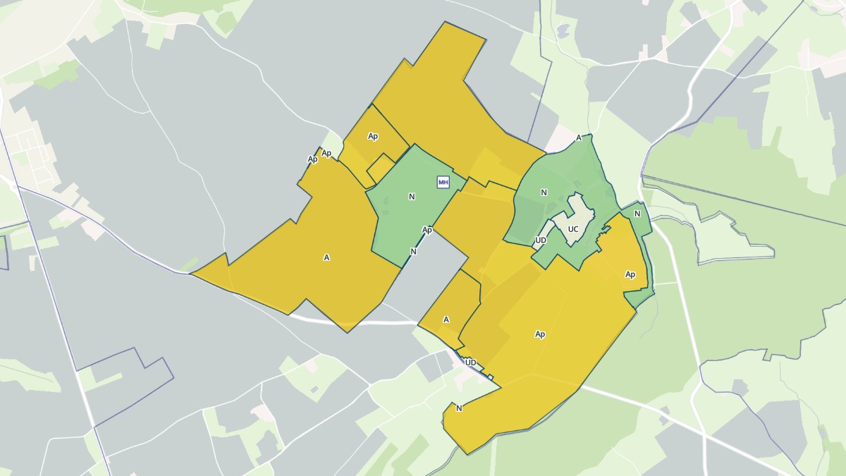 Aperçu cartographique de Écuélin, centré sur la commune