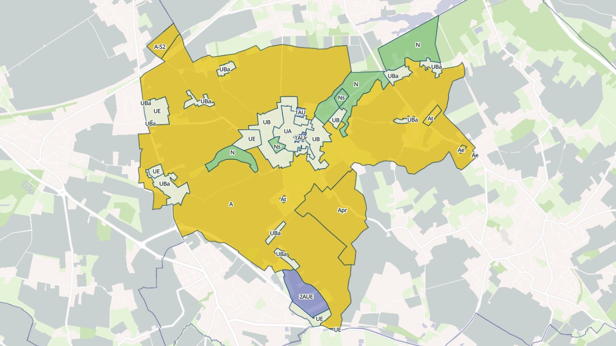 Aperçu cartographique de Ennevelin, centré sur la commune