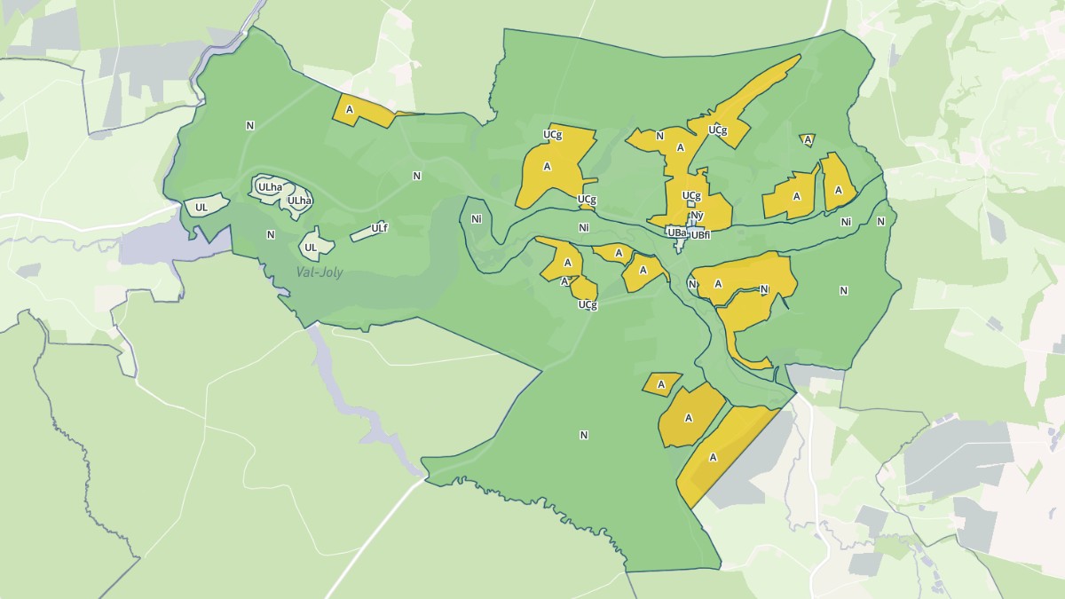Aperçu cartographique de Eppe-Sauvage, centré sur la commune