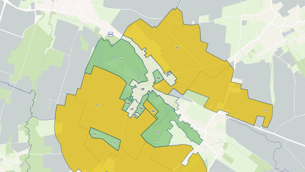 Aperçu cartographique de Eth, centré sur la commune
