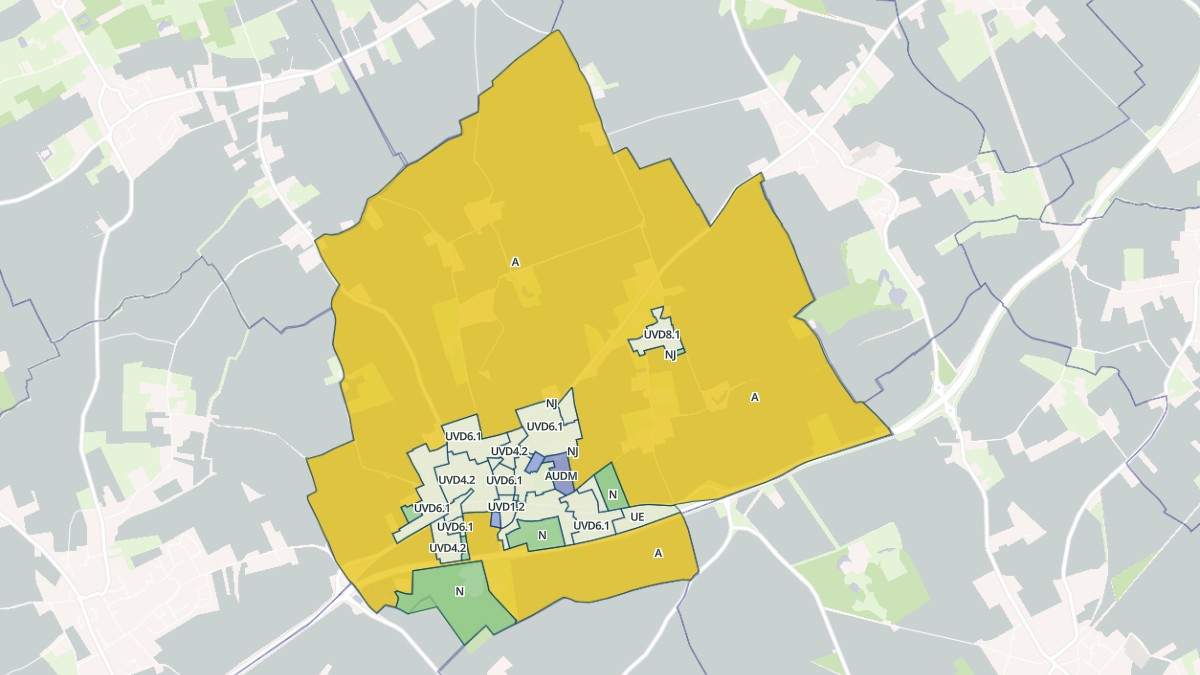 Aperçu cartographique de Fournes-en-Weppes, centré sur la commune