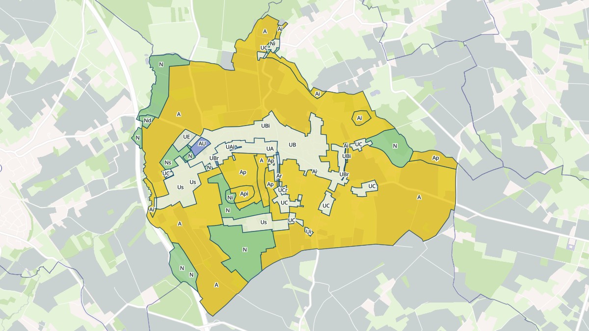Aperçu cartographique de Genech, centré sur la commune