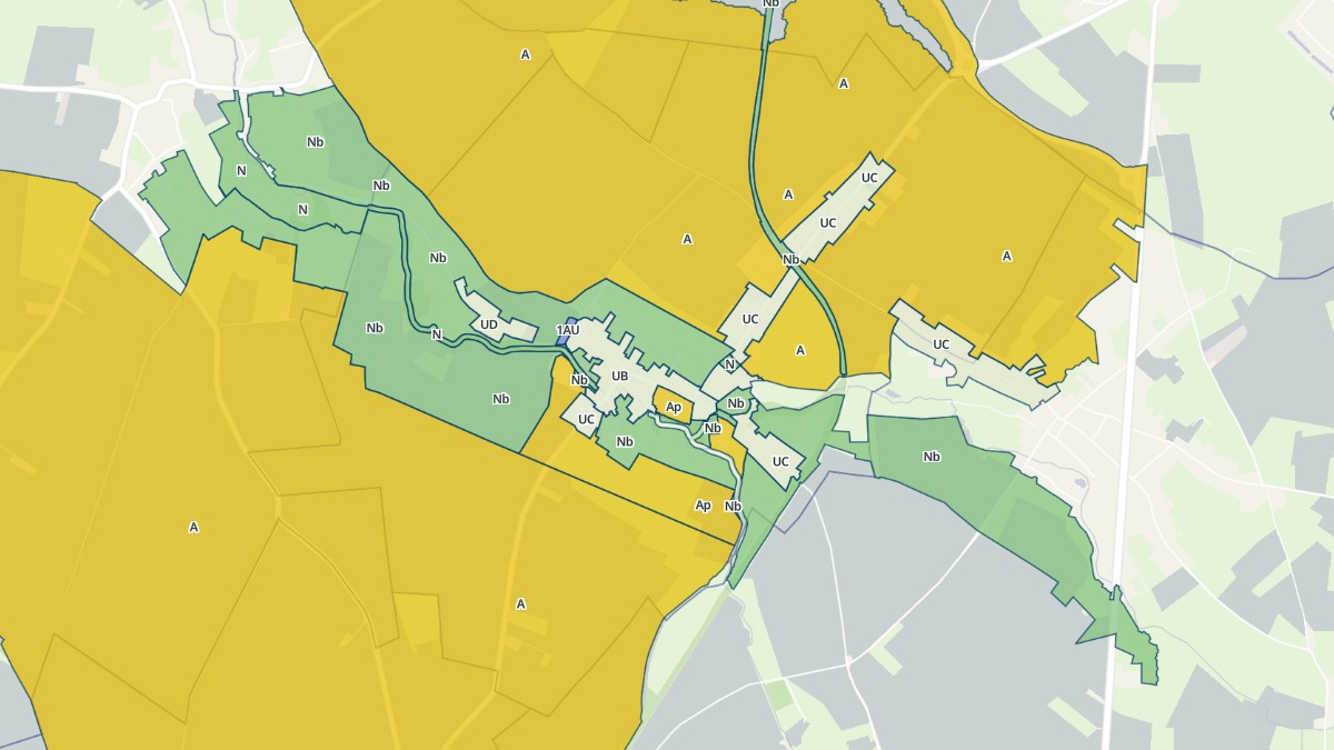 Aperçu cartographique de Ghissignies, centré sur la commune
