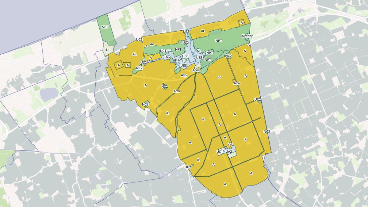 Aperçu cartographique de Ghyvelde, centré sur la commune