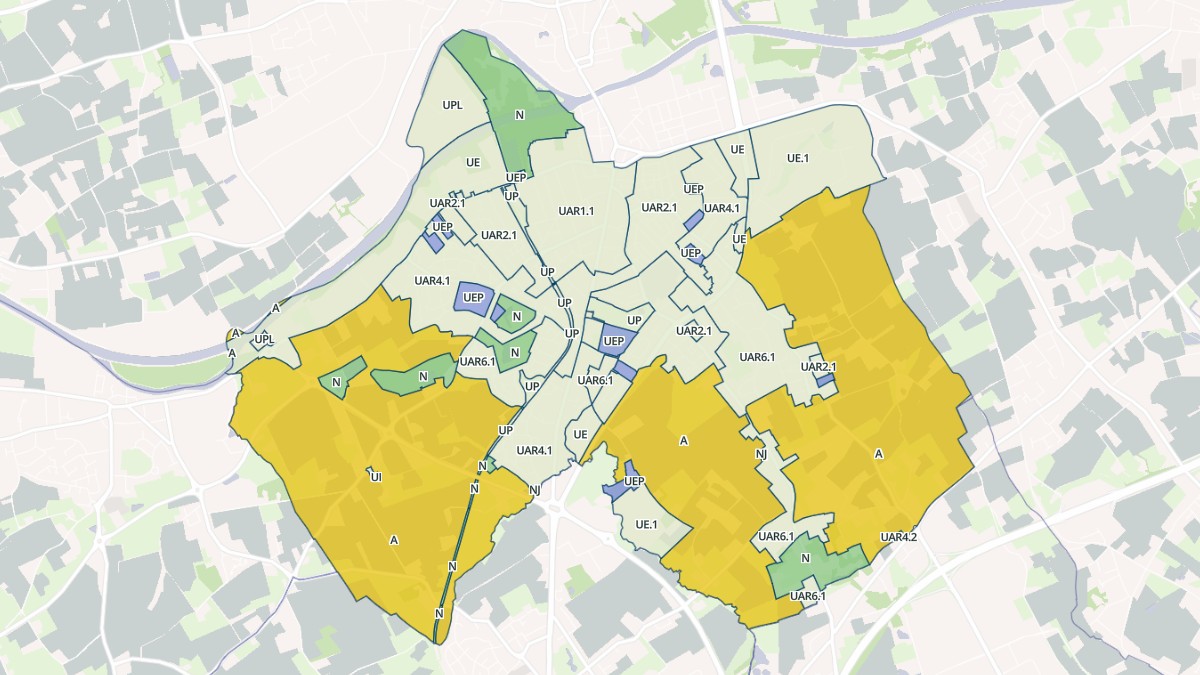 Aperçu cartographique de Halluin, centré sur la commune