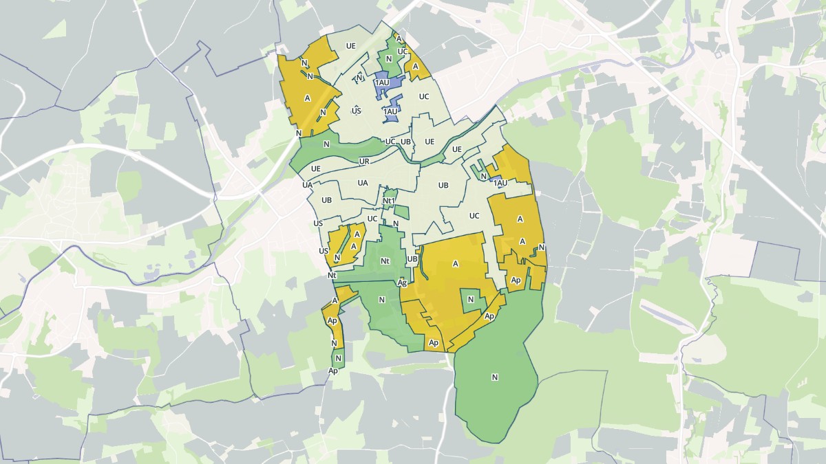 Aperçu cartographique de Jeumont, centré sur la commune