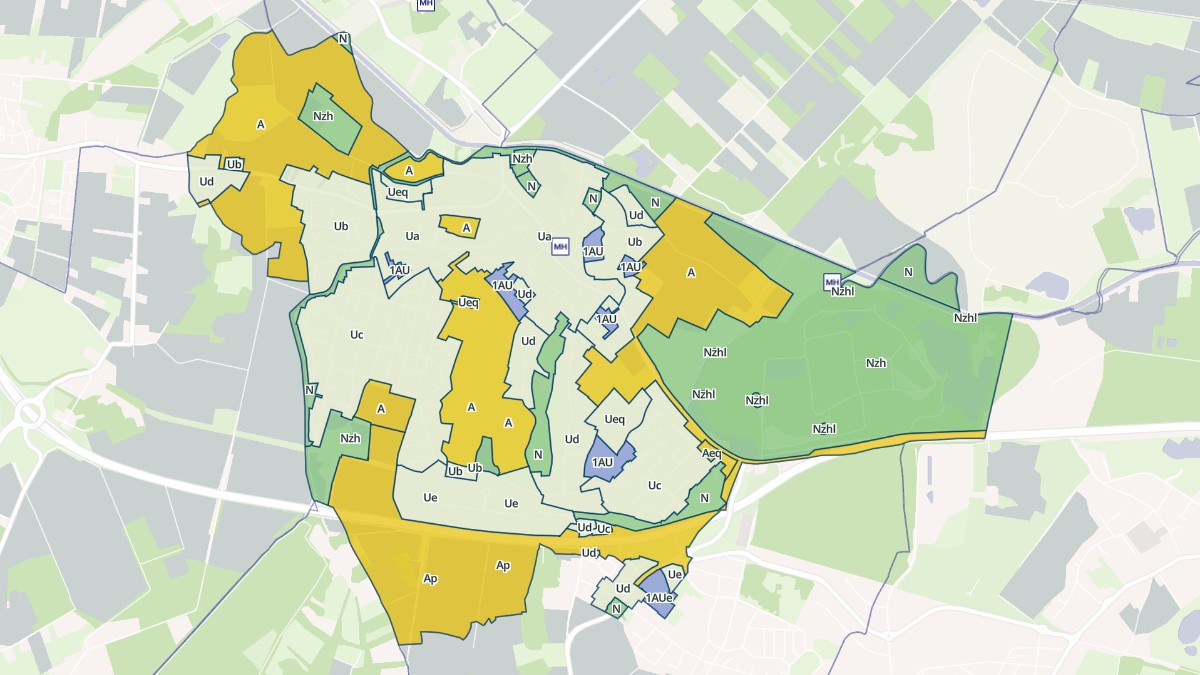 Aperçu cartographique de Lallaing, centré sur la commune