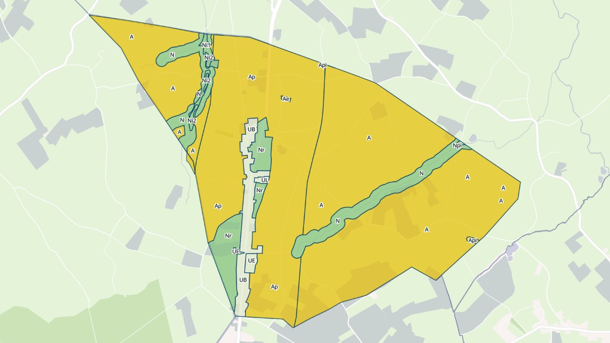 Aperçu cartographique de Larouillies, centré sur la commune