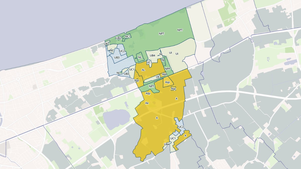 Aperçu cartographique de Leffrinckoucke, centré sur la commune