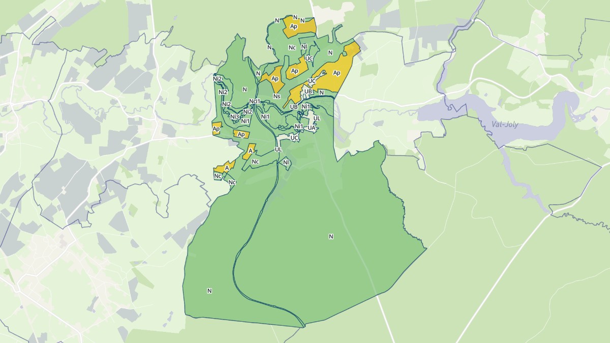 Aperçu cartographique de Liessies, centré sur la commune