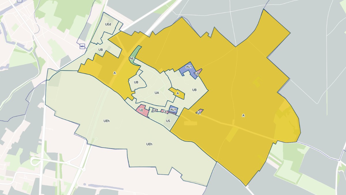 Aperçu cartographique de Lieu-Saint-Amand, centré sur la commune