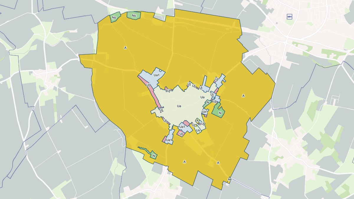Aperçu cartographique de Ligny-en-Cambrésis, centré sur la commune