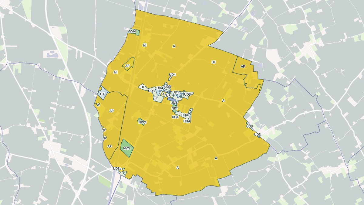 Aperçu cartographique de Looberghe, centré sur la commune