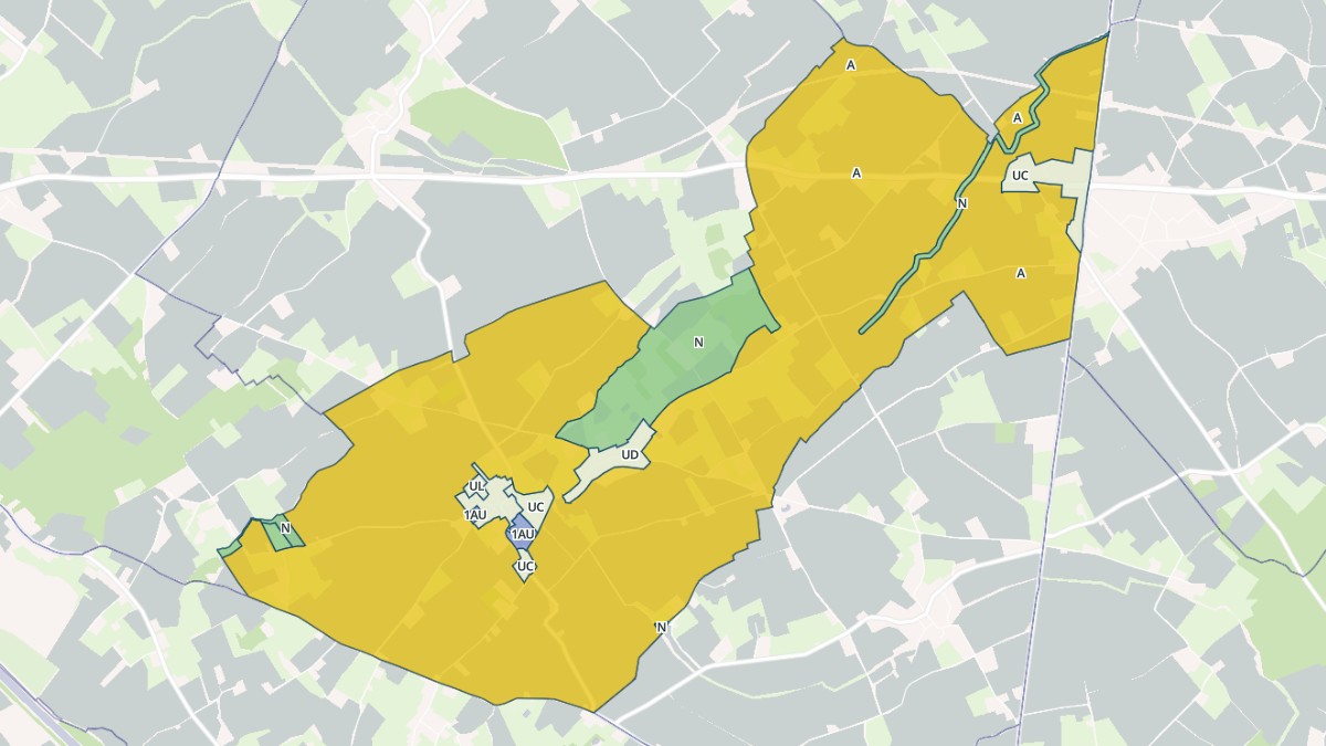 Aperçu cartographique de Lynde, centré sur la commune