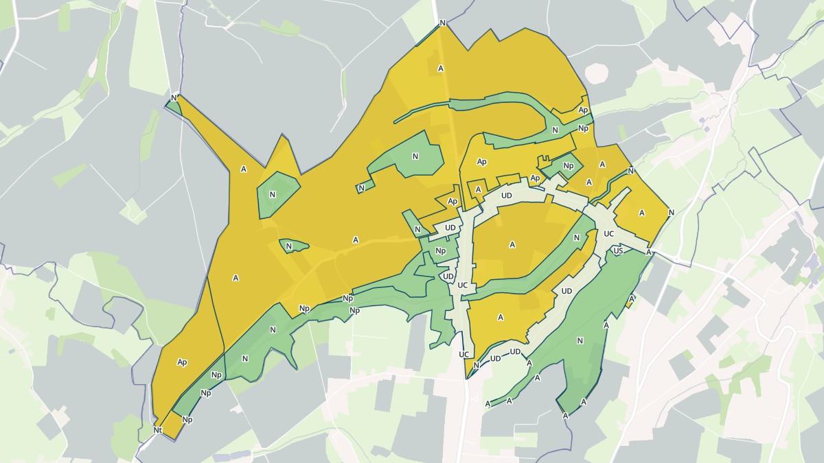 Aperçu cartographique de Mairieux, centré sur la commune