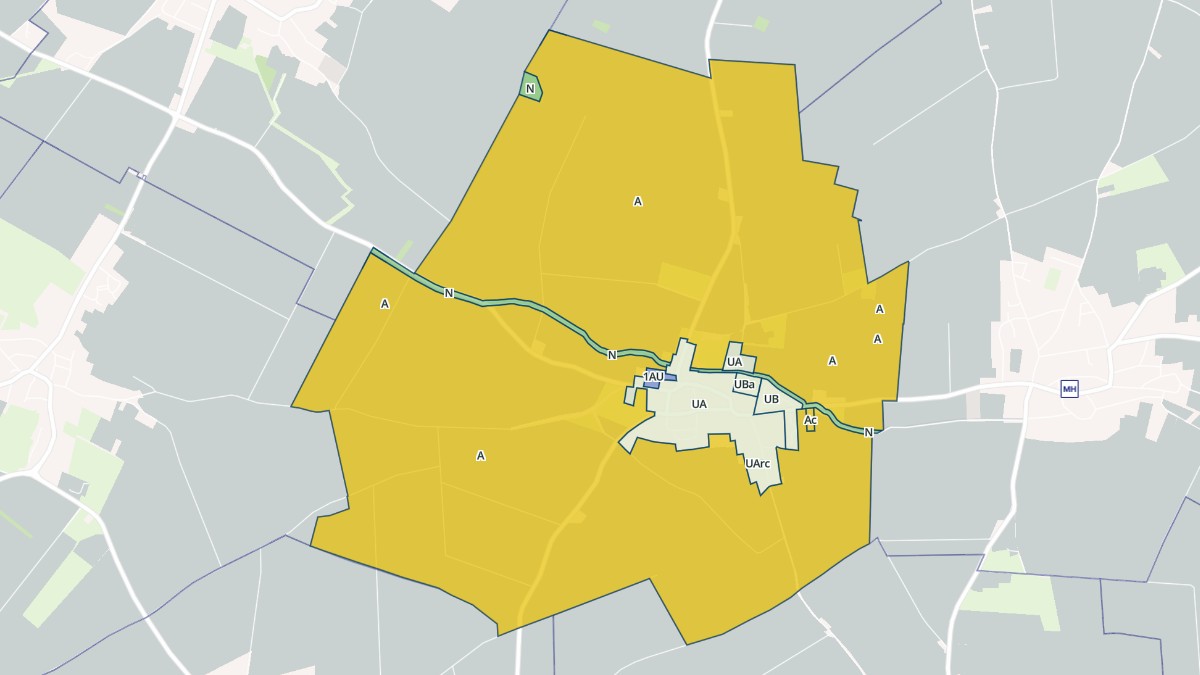 Aperçu cartographique de Marcq-en-Ostrevent, centré sur la commune