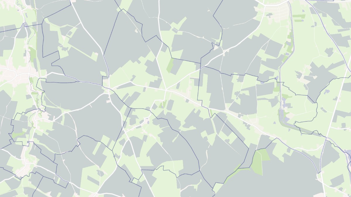 Aperçu cartographique de Mazinghien, centré sur la commune