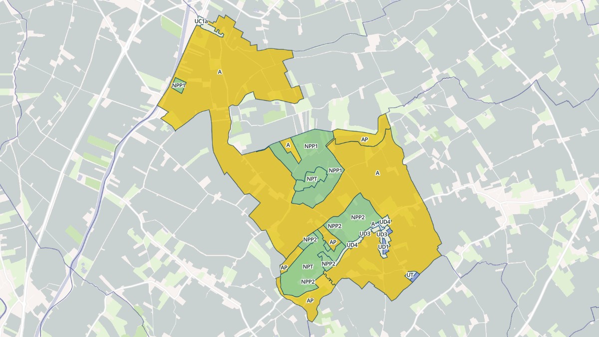 Aperçu cartographique de Merckeghem, centré sur la commune