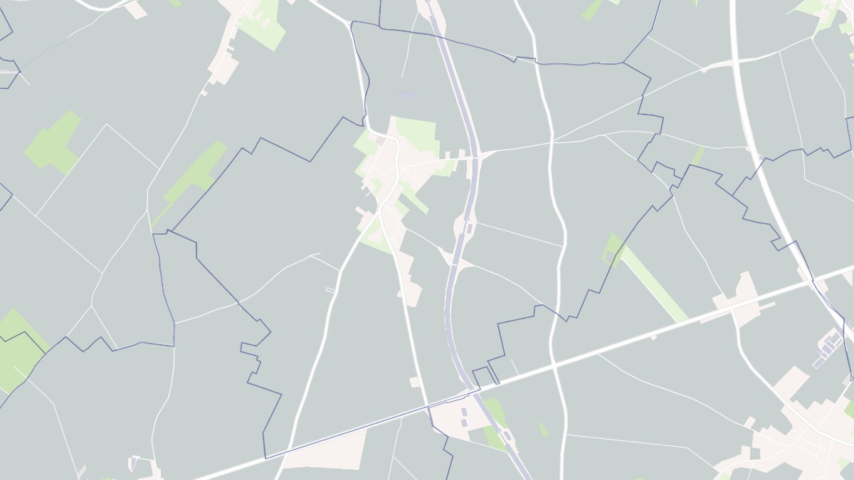 Aperçu cartographique de Mœuvres, centré sur la commune