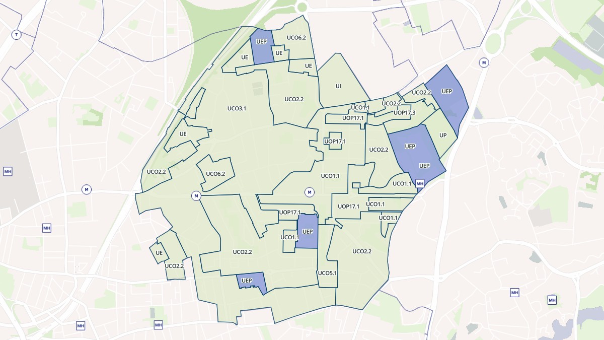 Aperçu cartographique de Mons-en-Barœul, centré sur la commune