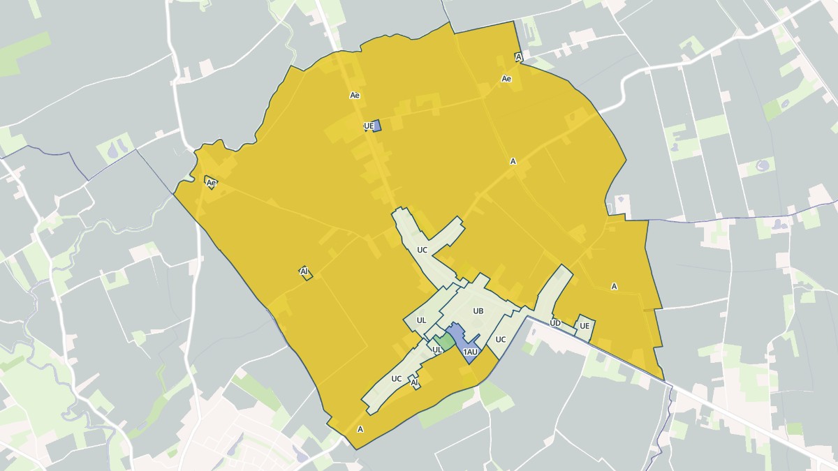 Aperçu cartographique de Neuf-Berquin, centré sur la commune