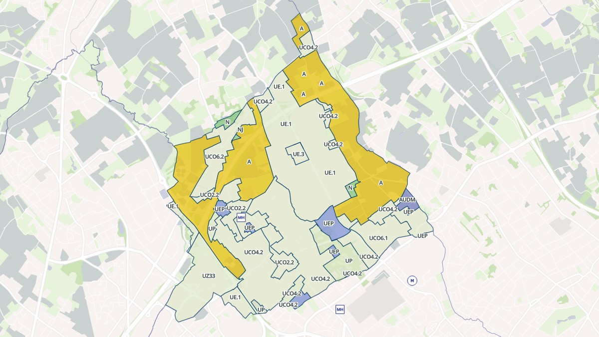 Aperçu cartographique de Neuville-en-Ferrain, centré sur la commune