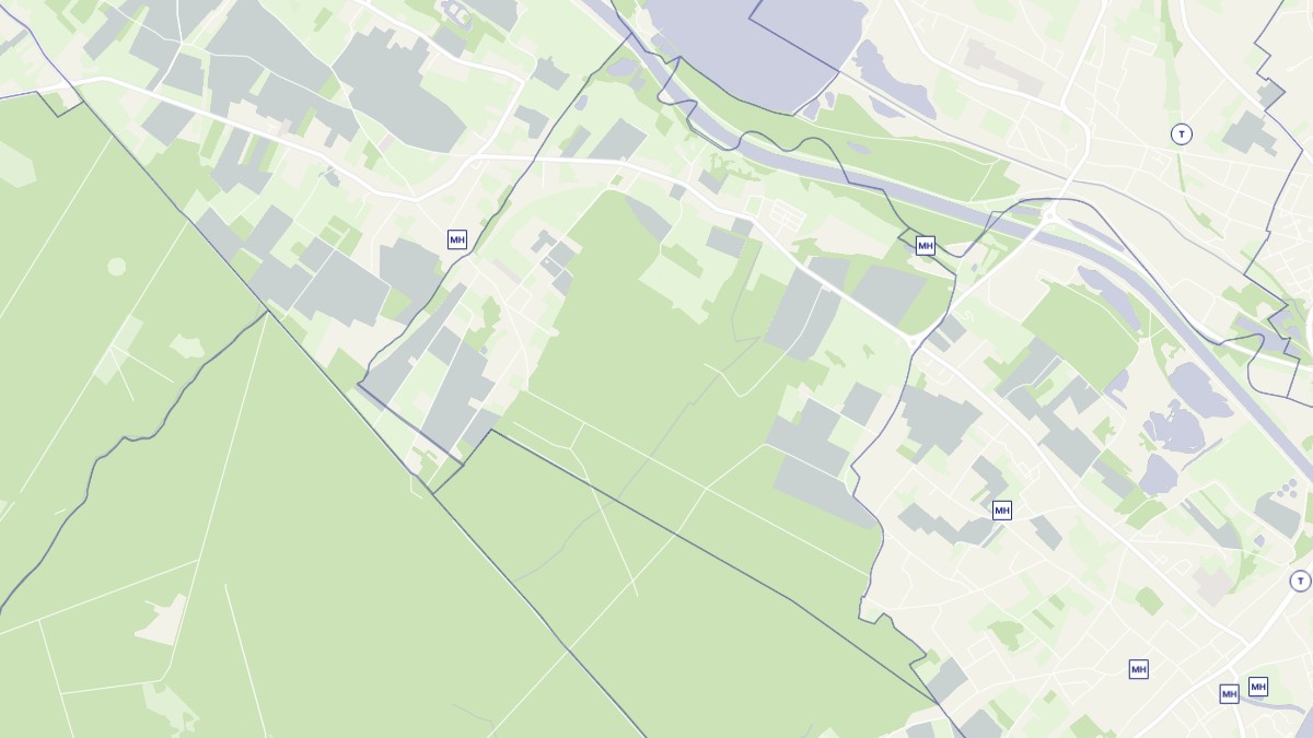 Aperçu cartographique de Odomez, centré sur la commune