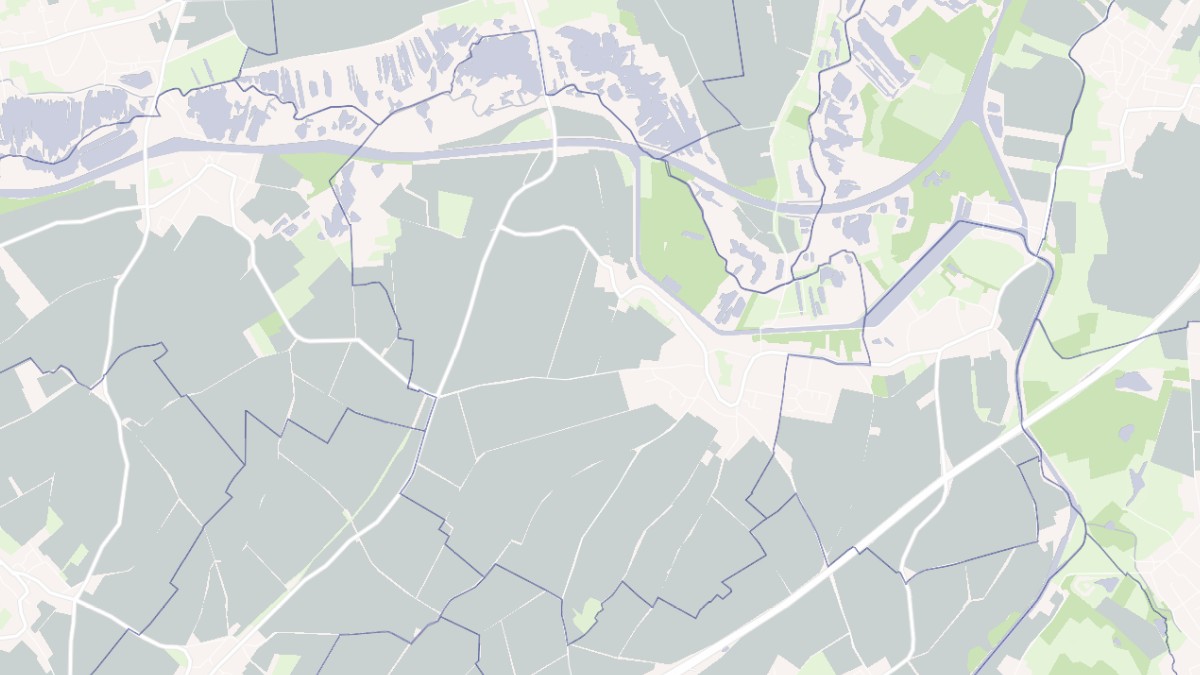 Aperçu cartographique de Paillencourt, centré sur la commune