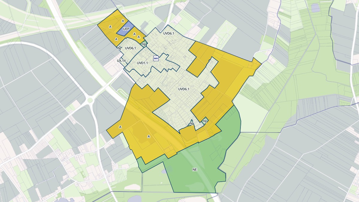 Aperçu cartographique de Péronne-en-Mélantois, centré sur la commune