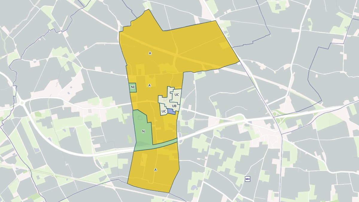 Aperçu cartographique de Pradelles, centré sur la commune
