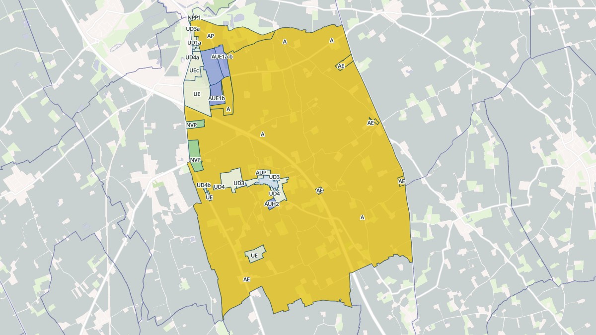Aperçu cartographique de Quaëdypre, centré sur la commune