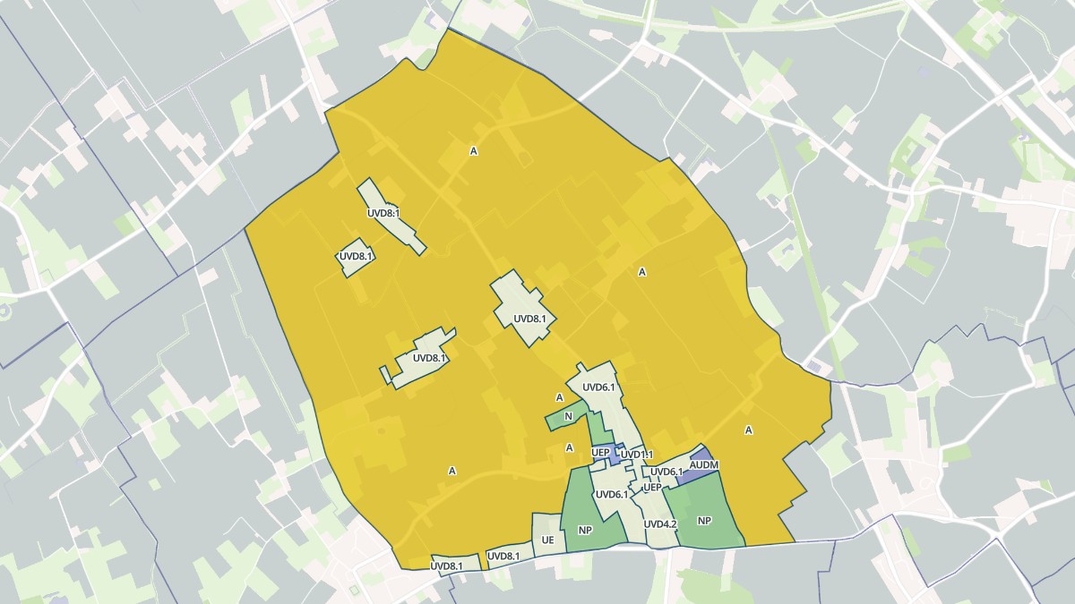 Aperçu cartographique de Radinghem-en-Weppes, centré sur la commune