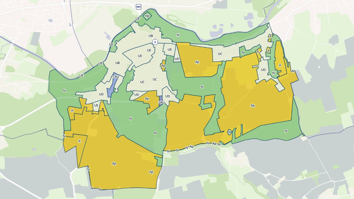 Aperçu cartographique de Recquignies, centré sur la commune