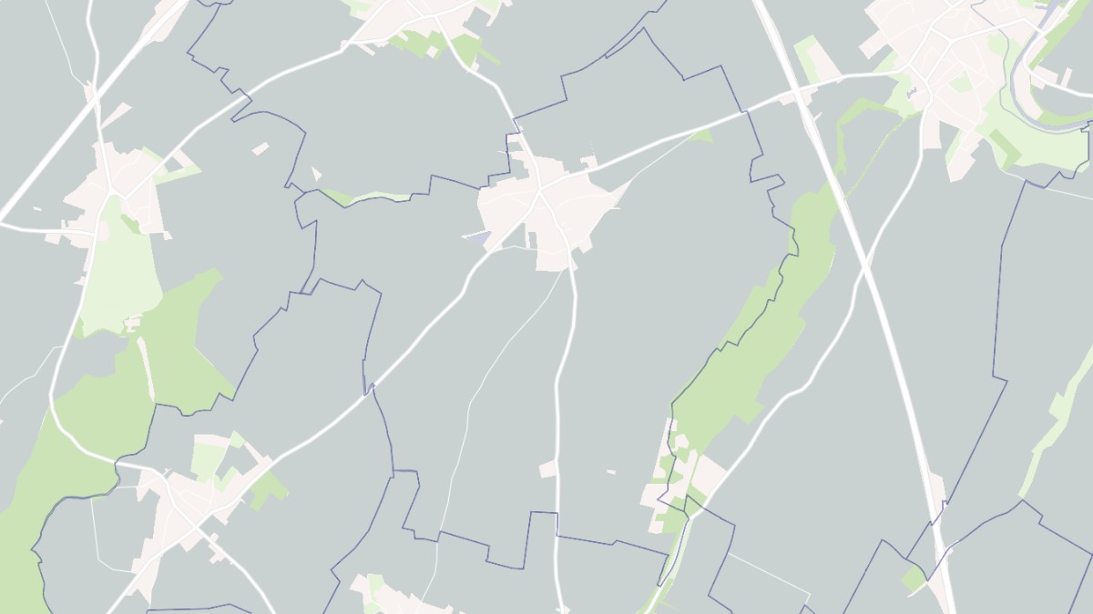 Aperçu cartographique de Ribécourt-la-Tour, centré sur la commune