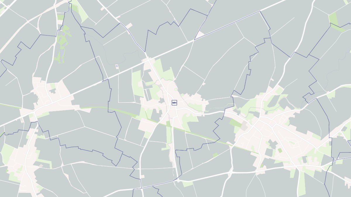 Aperçu cartographique de Rieux-en-Cambrésis, centré sur la commune