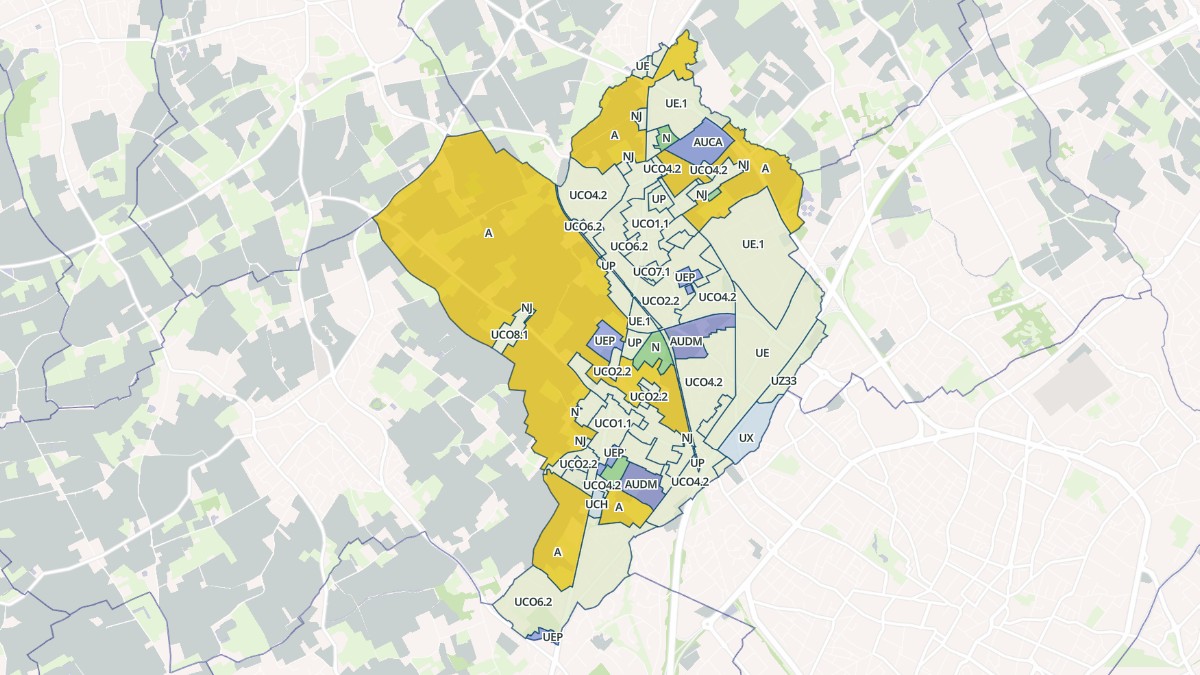 Aperçu cartographique de Roncq, centré sur la commune