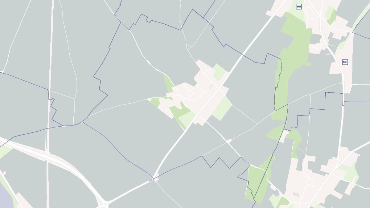 Aperçu cartographique de Roucourt, centré sur la commune