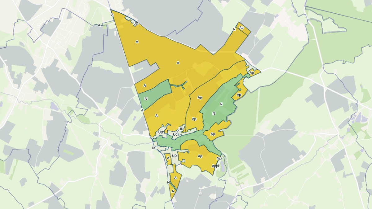 Aperçu cartographique de Saint-Remy-Chaussée, centré sur la commune