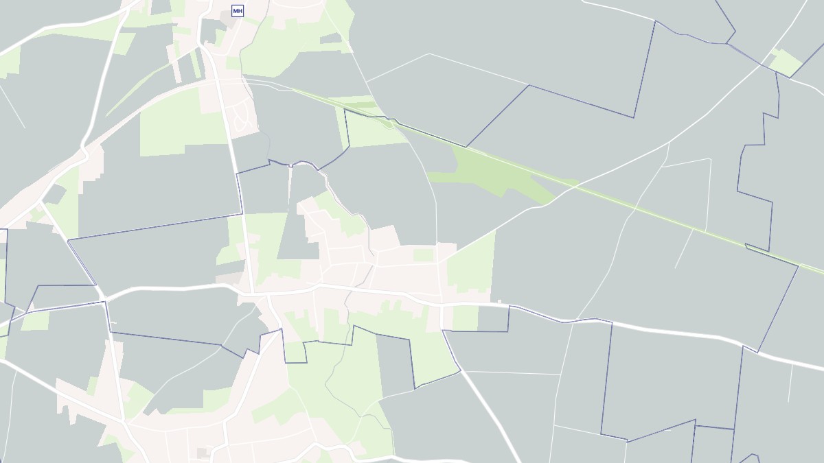 Aperçu cartographique de Saint-Vaast-en-Cambrésis, centré sur la commune