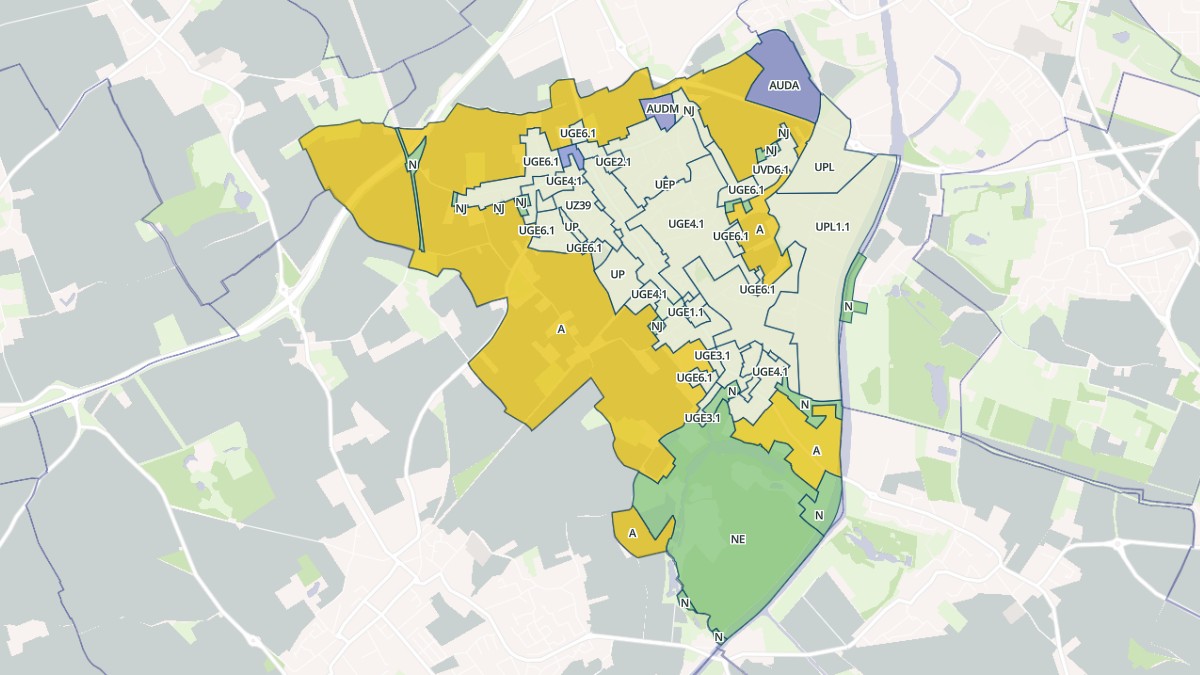 Aperçu cartographique de Santes, centré sur la commune