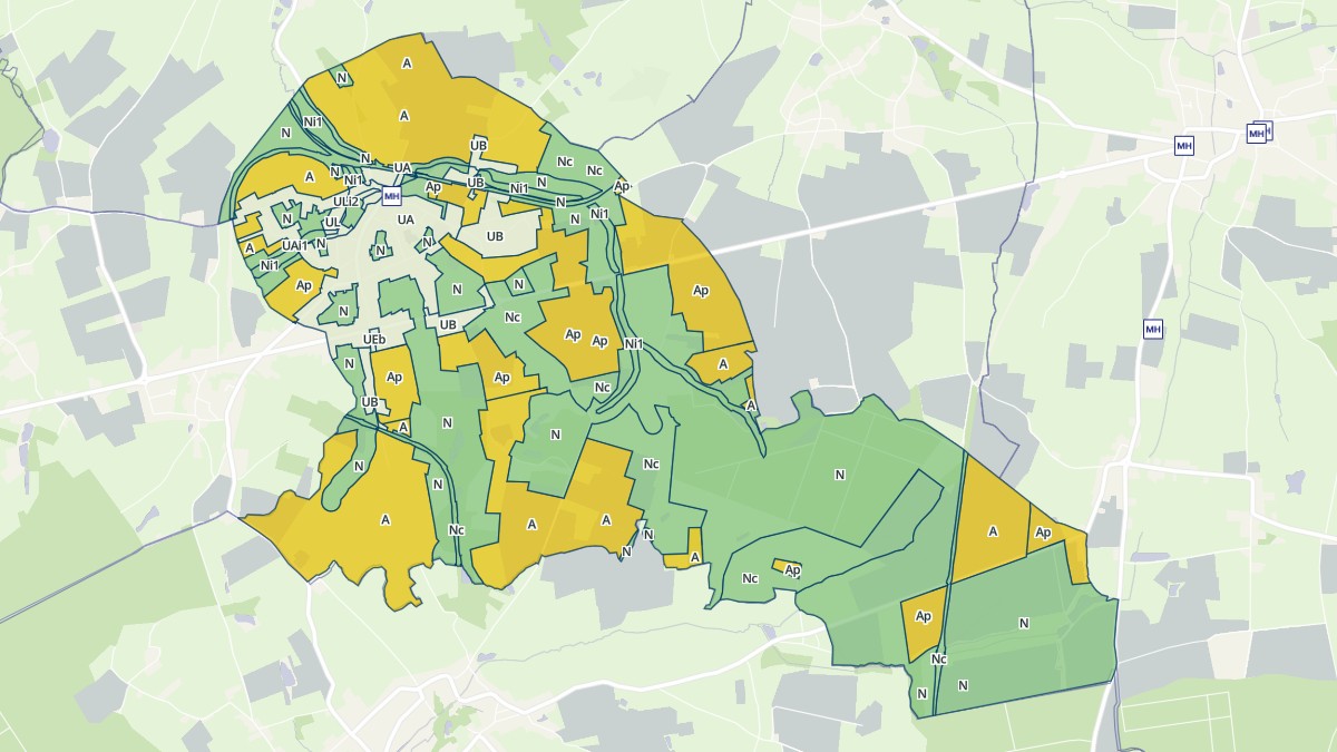 Aperçu cartographique de Sars-Poteries, centré sur la commune