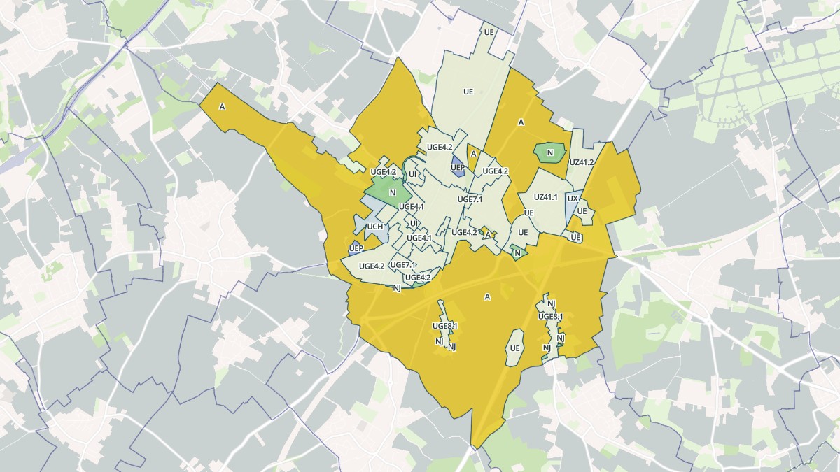 Aperçu cartographique de Seclin, centré sur la commune