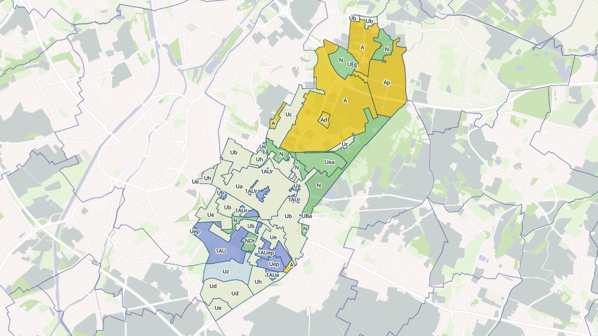 Aperçu cartographique de Sin-le-Noble, centré sur la commune