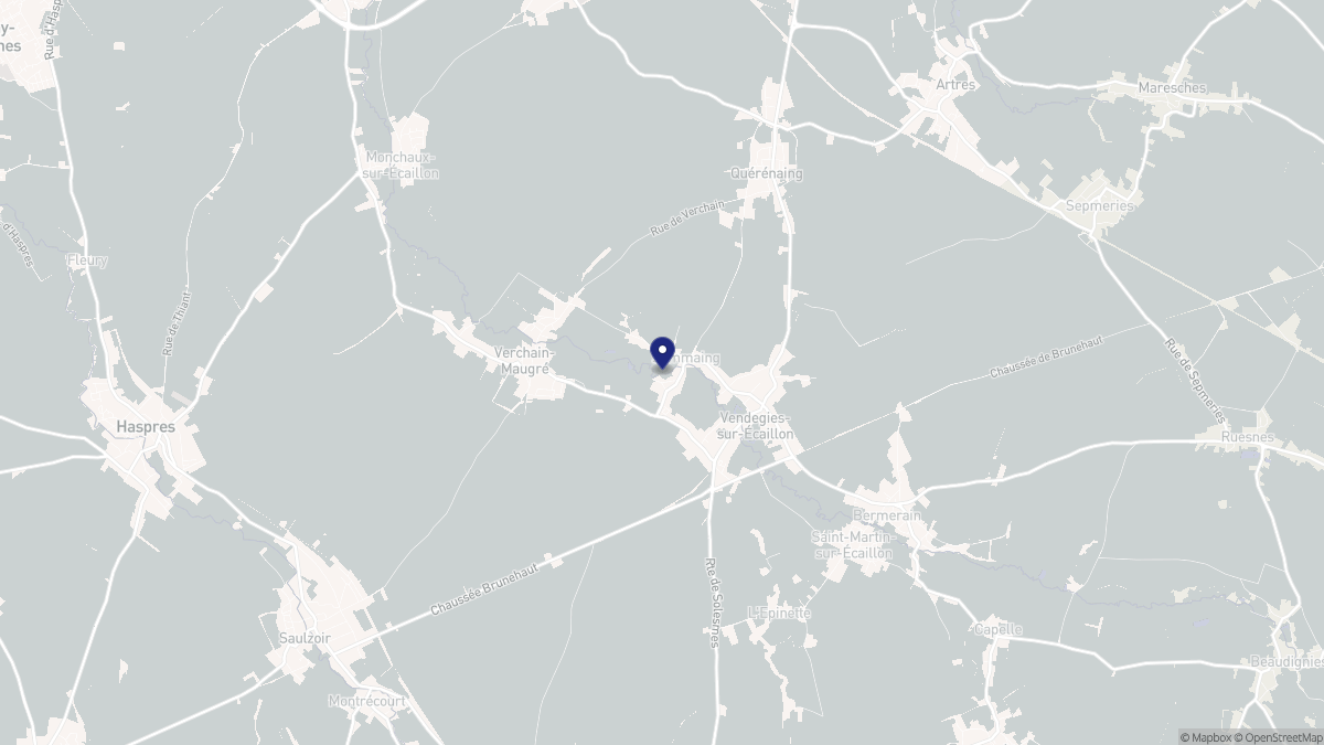 Aperçu cartographique de Sommaing, centré sur la commune