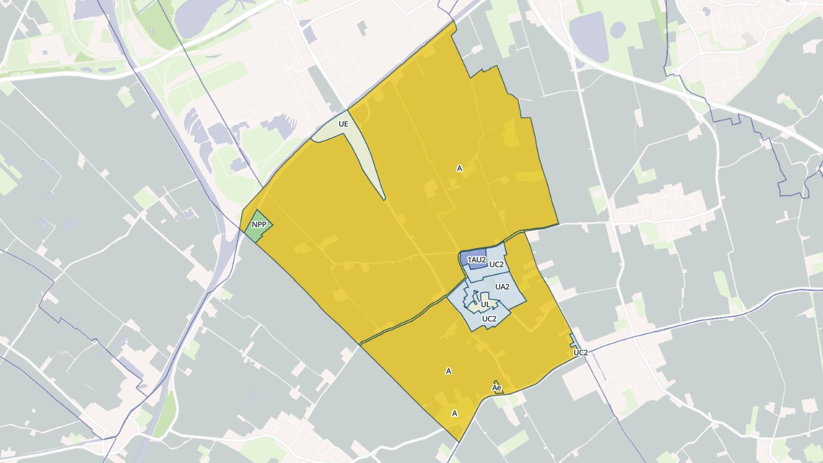 Aperçu cartographique de Spycker, centré sur la commune