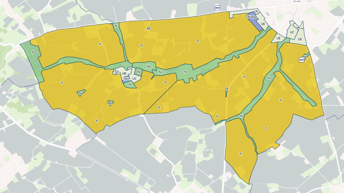 Aperçu cartographique de Terdeghem, centré sur la commune
