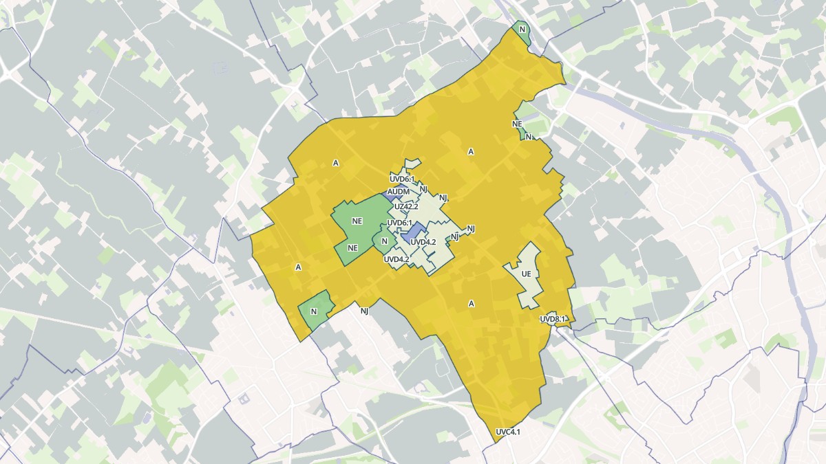 Aperçu cartographique de Verlinghem, centré sur la commune