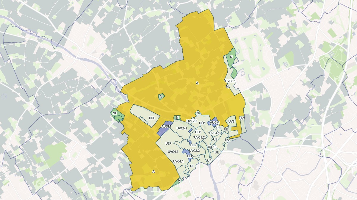 Aperçu cartographique de Wambrechies, centré sur la commune