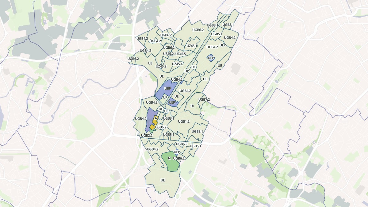 Aperçu cartographique de Wasquehal, centré sur la commune