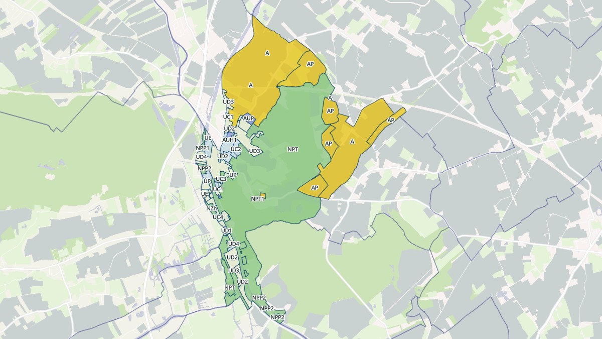 Aperçu cartographique de Watten, centré sur la commune